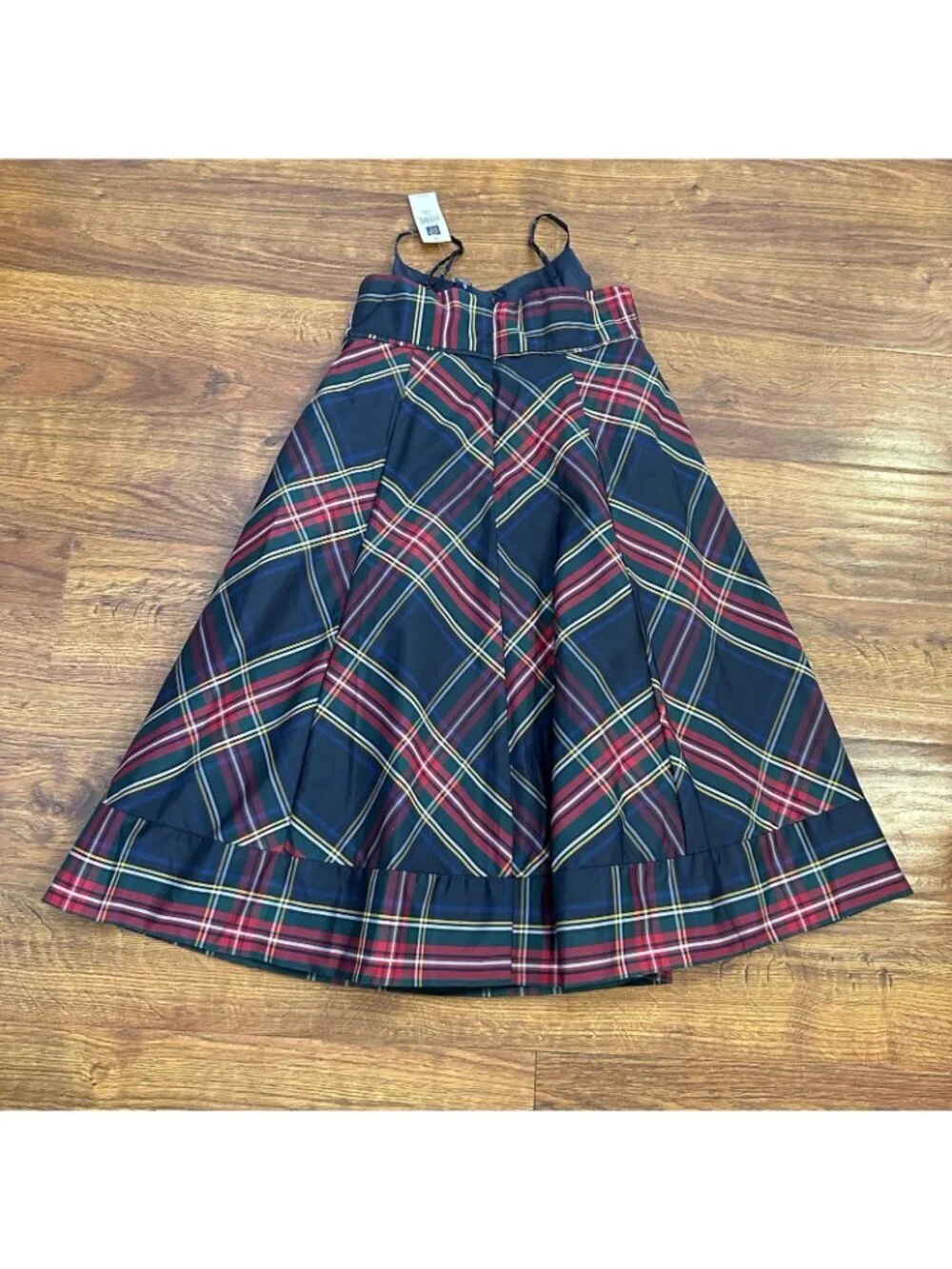 NWT Gap Kids holiday plaid teacup maxi dress XL